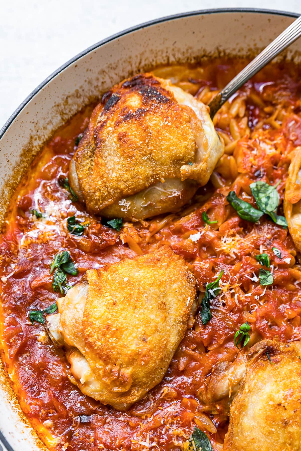 One Pot Chicken and Orzo