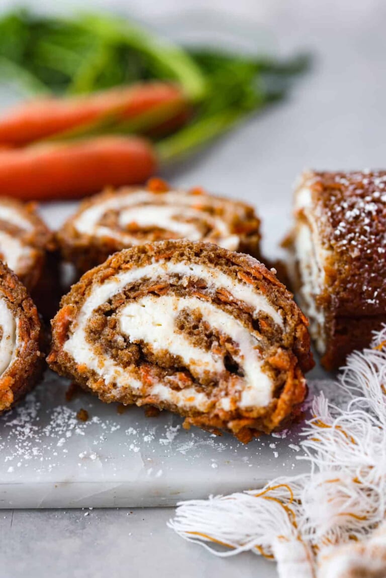 Carrot Cake Roll Recipe | The Recipe Critic