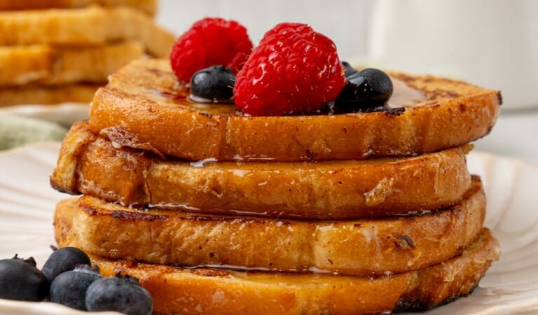 Sourdough French Toast ⋆ 100 Days of Real Food